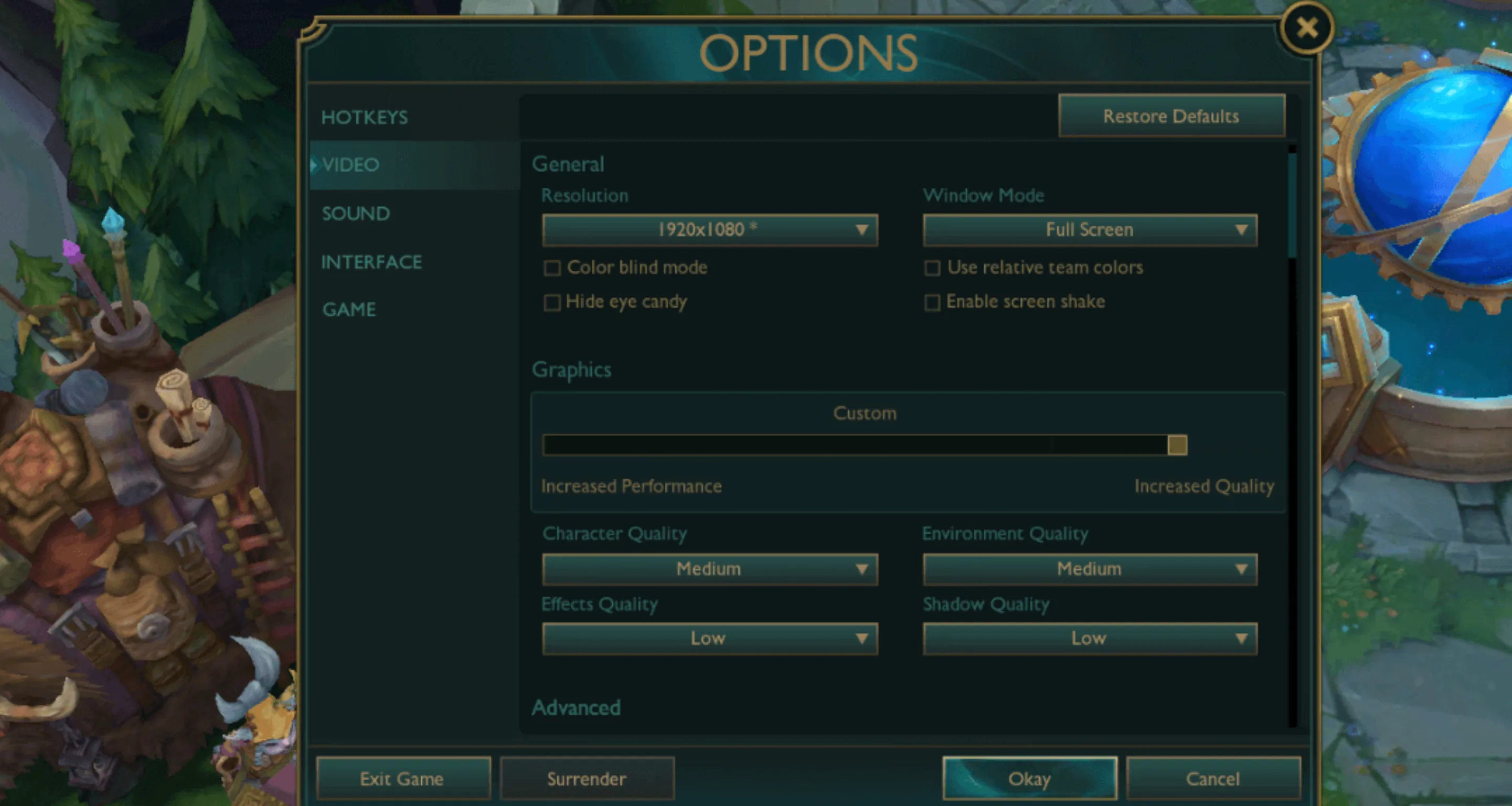 How to Change Map Settings in League of Legends